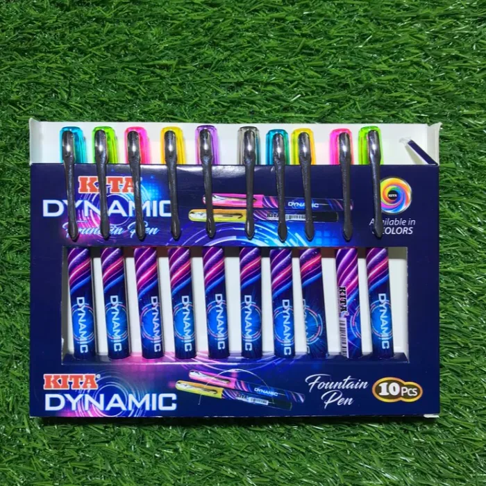 KITA FP-109 DYNAMIC Fountain Pen 10Pcs Pkt