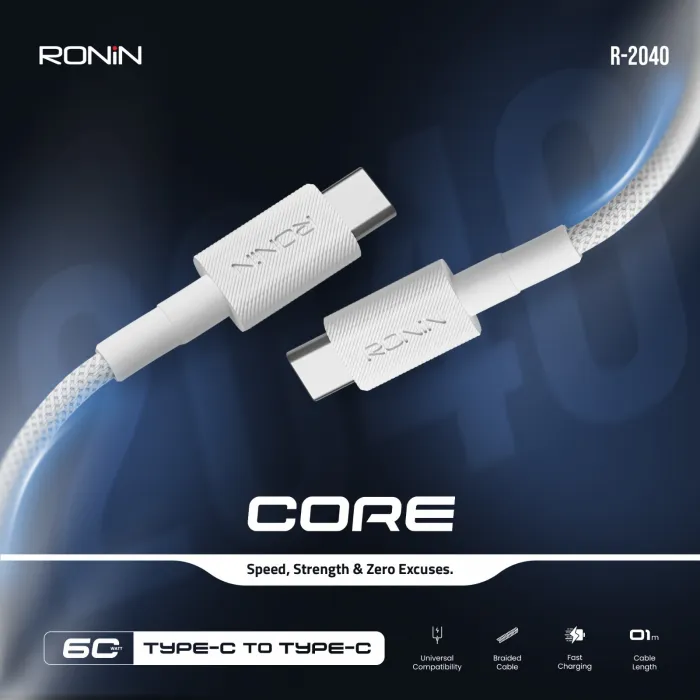 R-2040 - Type-C to Type-C Charging Cable - RONIN