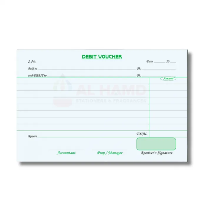Debit Voucher DECENT 80 Sheets DVD