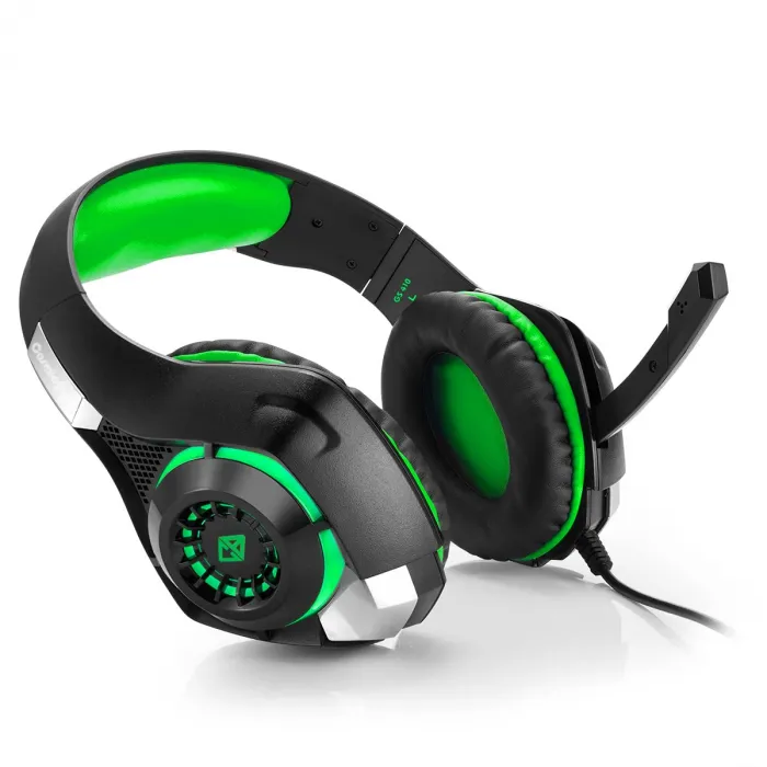 GS410 Wired Gaming Headset with Noise-Canceling Mic – Black Camo