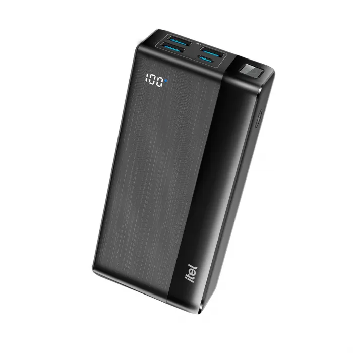 Itel PowerBank - 20000mah 20W - Black - A1460 - Pcs