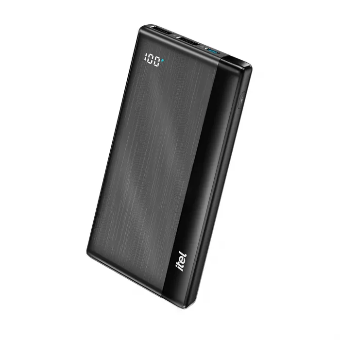 Itel PowerBank - 10000mah 20W - Black - A1420 - Pcs