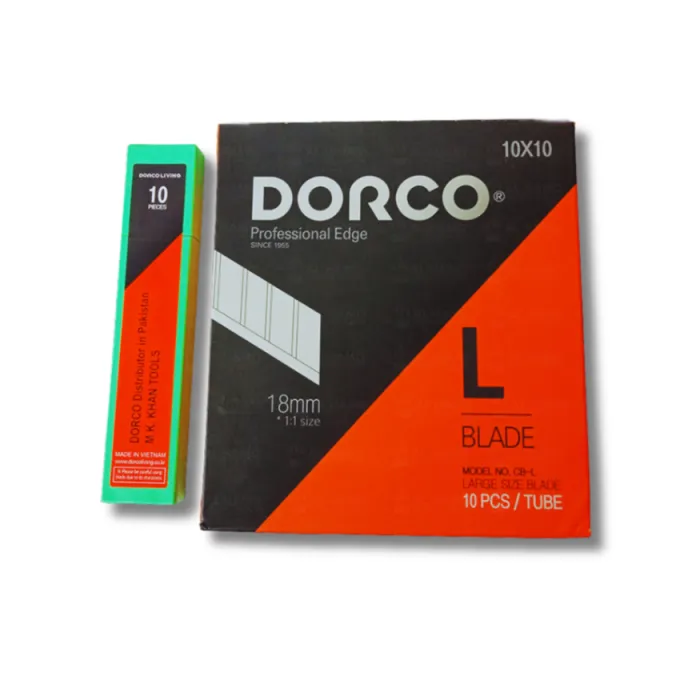 Dorco Original Large Size Blade 10Pcs Tube