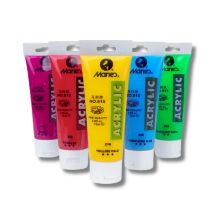 Maries Acrylic Paints Tube 30ml ( Any Color Except G/S )