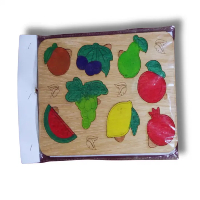 Wooden Fruits Puzzle By DIY Delights