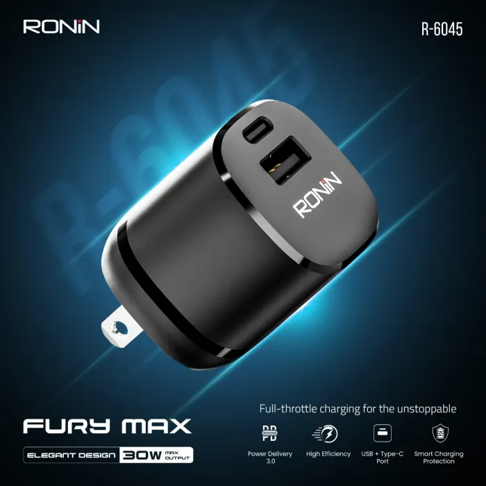 R-6045 - Charger 30 Watt - FURY MAX - Ronin