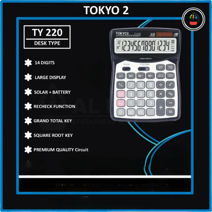 Tokyo 2 Calculator TY-220