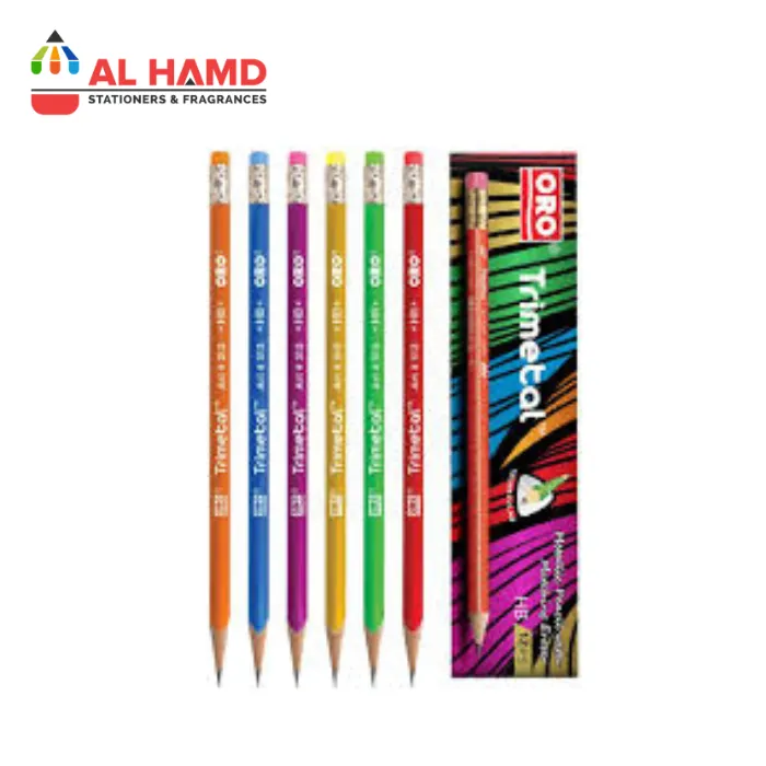 Pencil ORO Trimetal Art # 513 Pack of 12Pcs