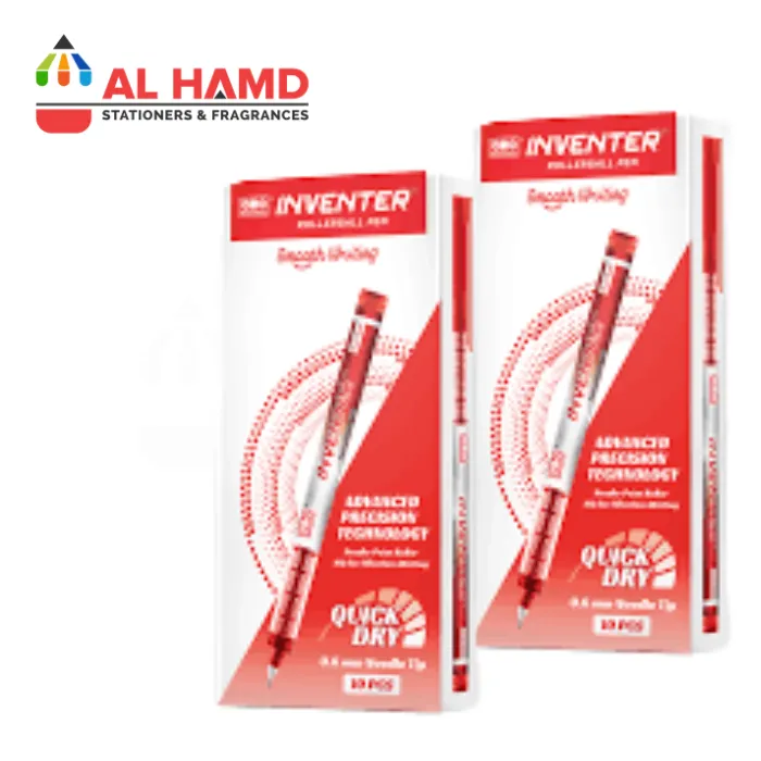 Oro Inventer Roller Ball Pen Red 0.6mm (10Pcs) No.778 PCS