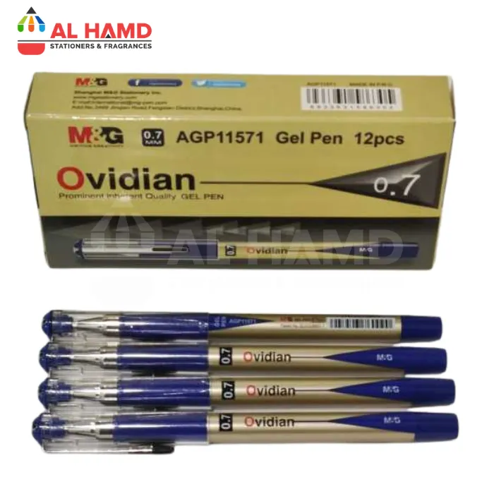 M&G OVIDIAN GEL PEN 0.7 ( NEW ) Black Pcs