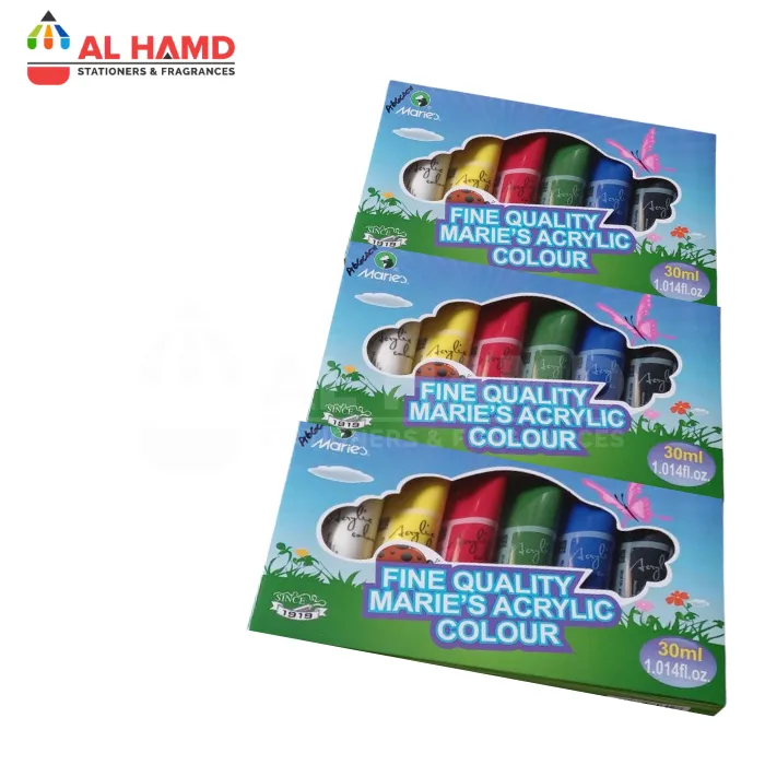 Daya Acrylic Paint 6 Colours Set 30ml DAP630