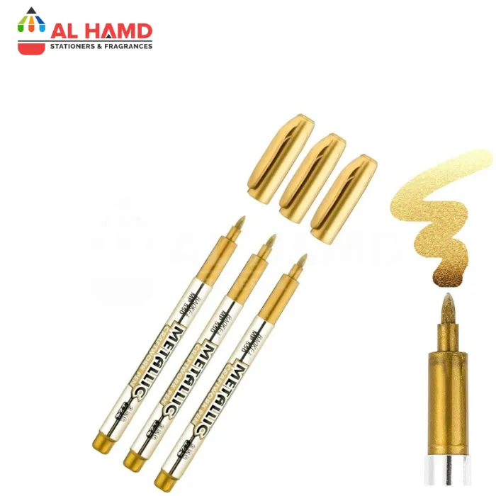 Baoke Metallic GOLDEN Craftwork Pen(12's) MP550 Pcs