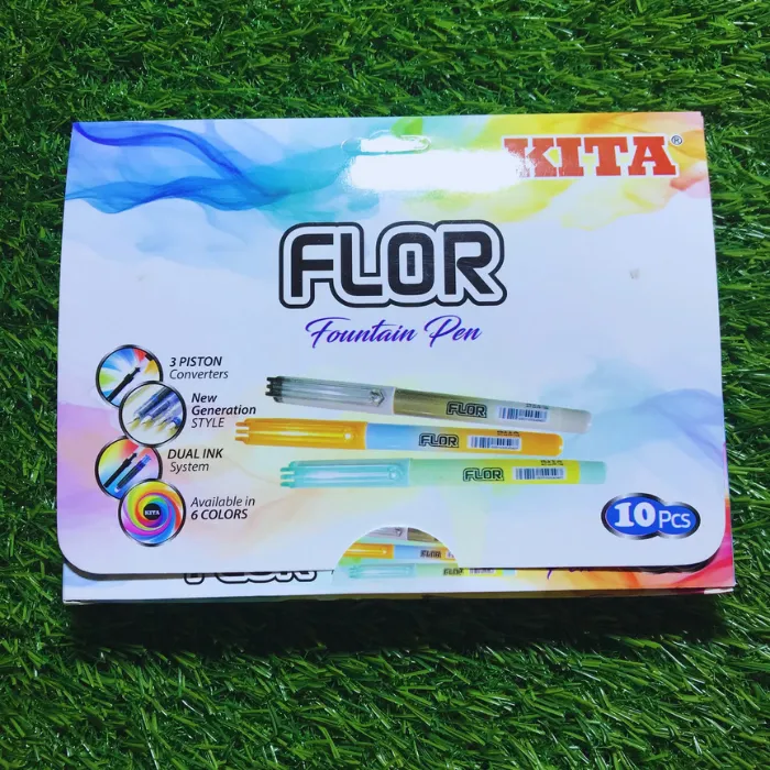 KITA FP-108 FLOR Fountain Pen 10Pcs Pkt
