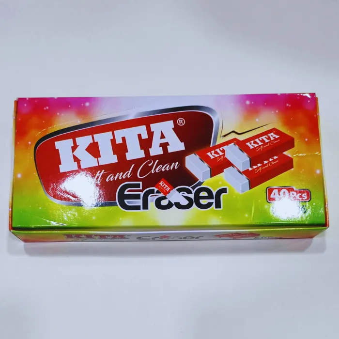 Kita Eraser Soft & Clean 40Pcs Pkt - K-2006