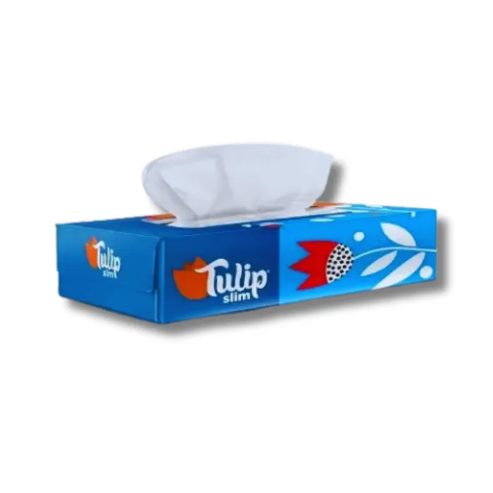 Tulip Slim Tissue Box 50Pulls TSTB50