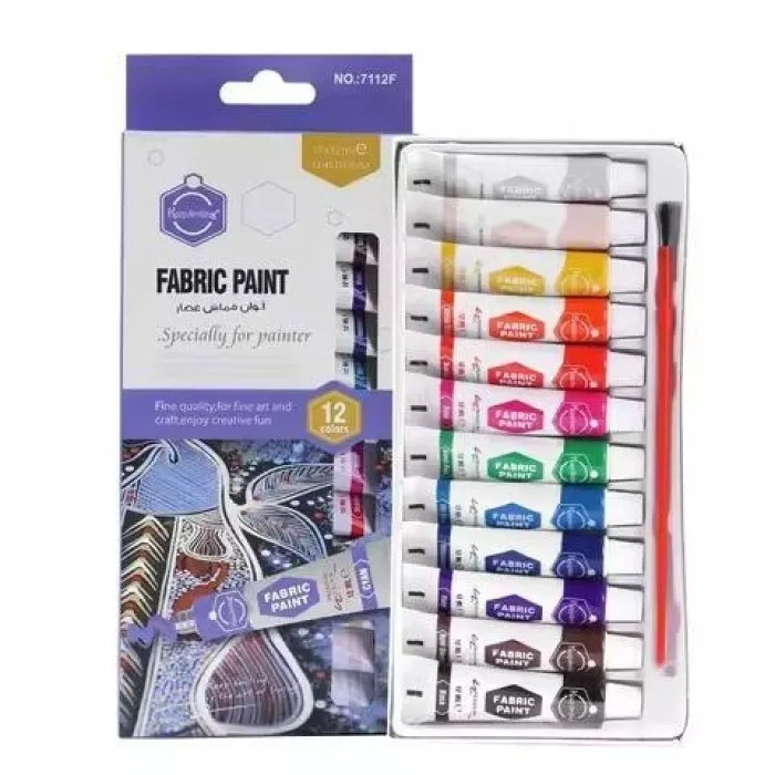 Fabric Paint Keep Smiling 12ml Box 12Colors FPKS