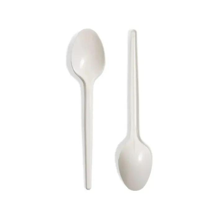 White Plastic SPOON Pkt(100pcs) WPS