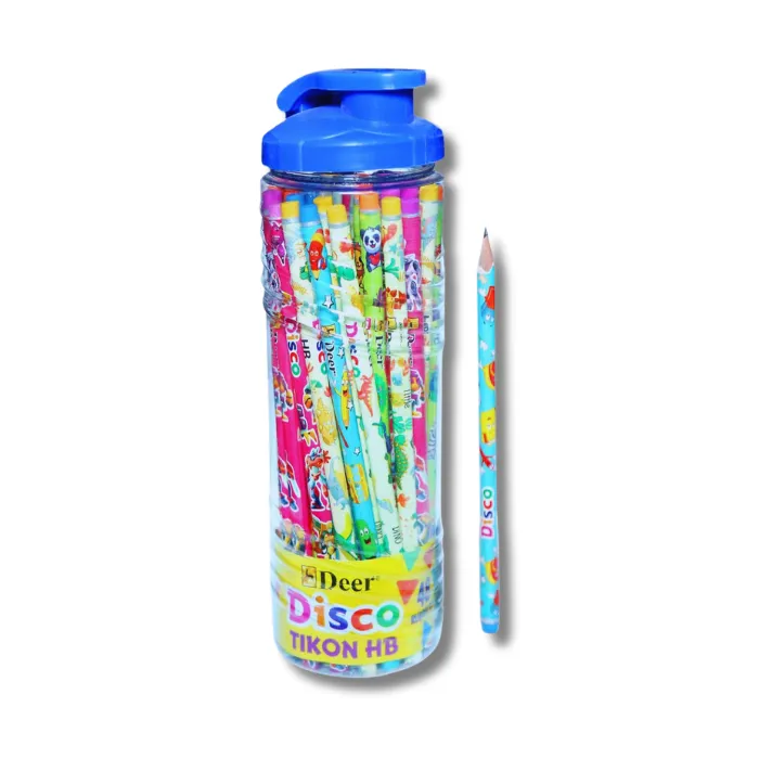 Deer Disco Rubber Tip Pencil 48s Jar DDisco
