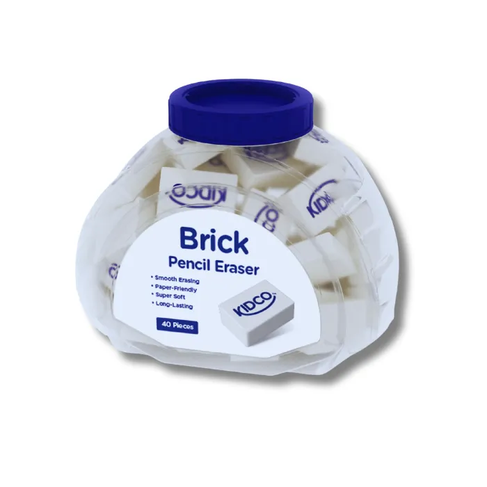 Brick Kidco Eraser ( 40's Jar )