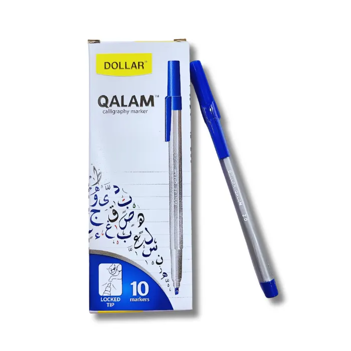 Dollar Qalam Marker Black ( Urdu Cut ) 10s Box DQMK