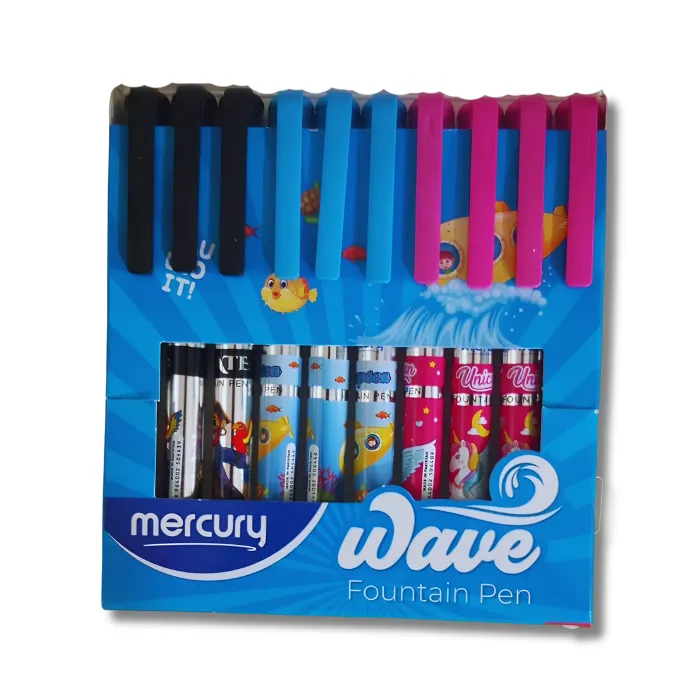 Mercury Wave Fountain Pen 10's