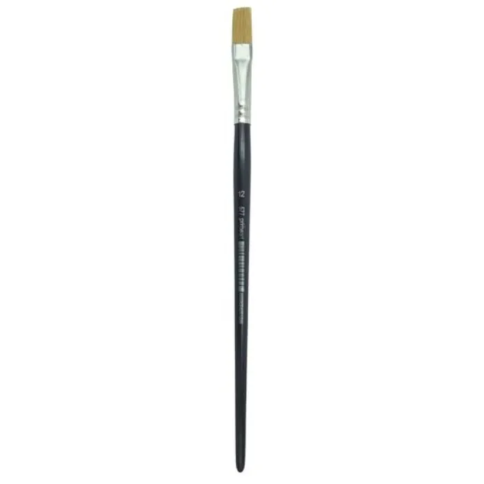 Paint Brush Flat 577-12 Size 12Pcs Pkt PBF12 ( Epilson Artist )