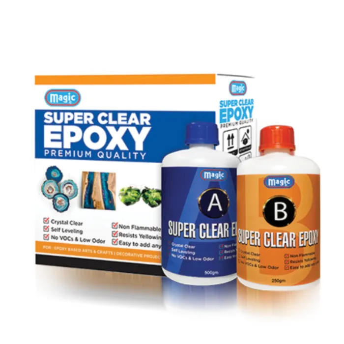 Resin 750g - Magic Super Clear Epoxy ( Resin 500g + Hardner 250g )